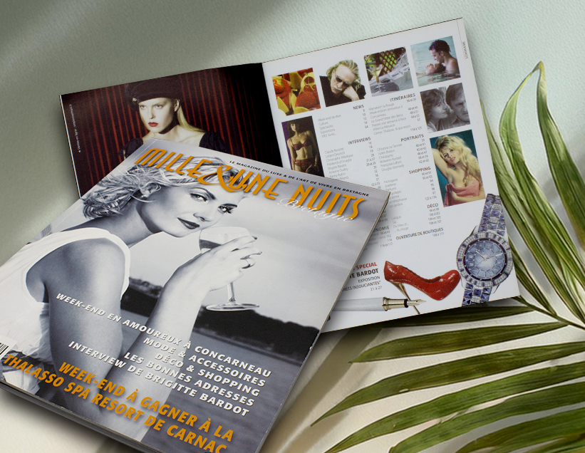 Magazine haut de gamme – hôtellerie de prestige (Côte d’Azur)