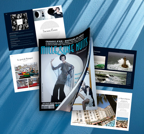 Magazine haut de gamme – hôtellerie de prestige (Côte d’Azur)