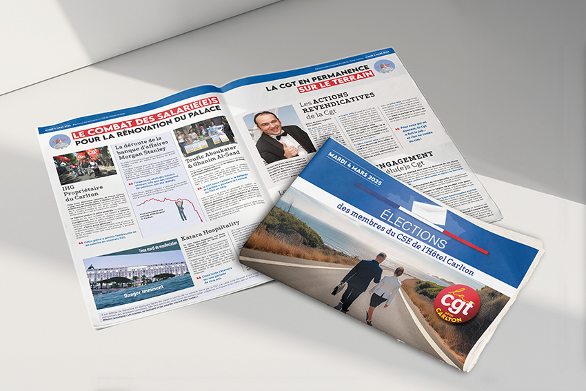 Journal syndical – communication pré-électorale (CGT Carlton)