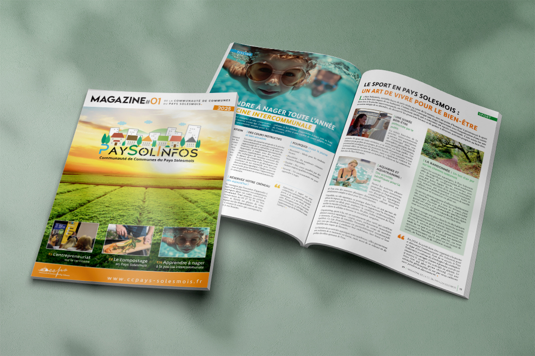 Réalisation graphique d'un bulletin municipal