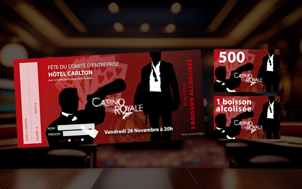 Billetterie événementielle – soirée du Carlton