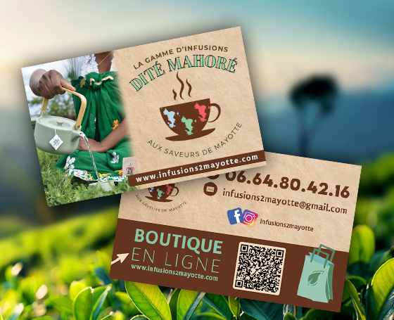 Carte de visite – identité bio et artisanale