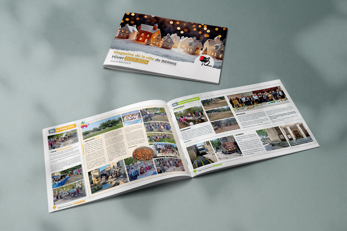 Bulletin municipal – conception éditoriale et graphique